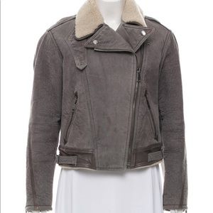 Burberry shearling jacket size EU 42